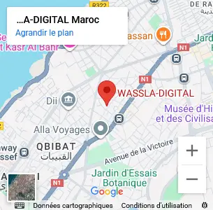 Plan d’accès WASSLA DIGITAL